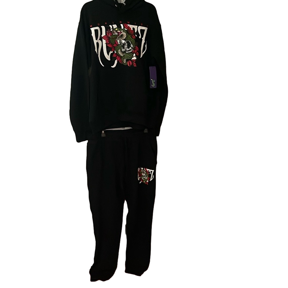 NWT two piece Runtz worldwide hoodie and sweatpants set XL